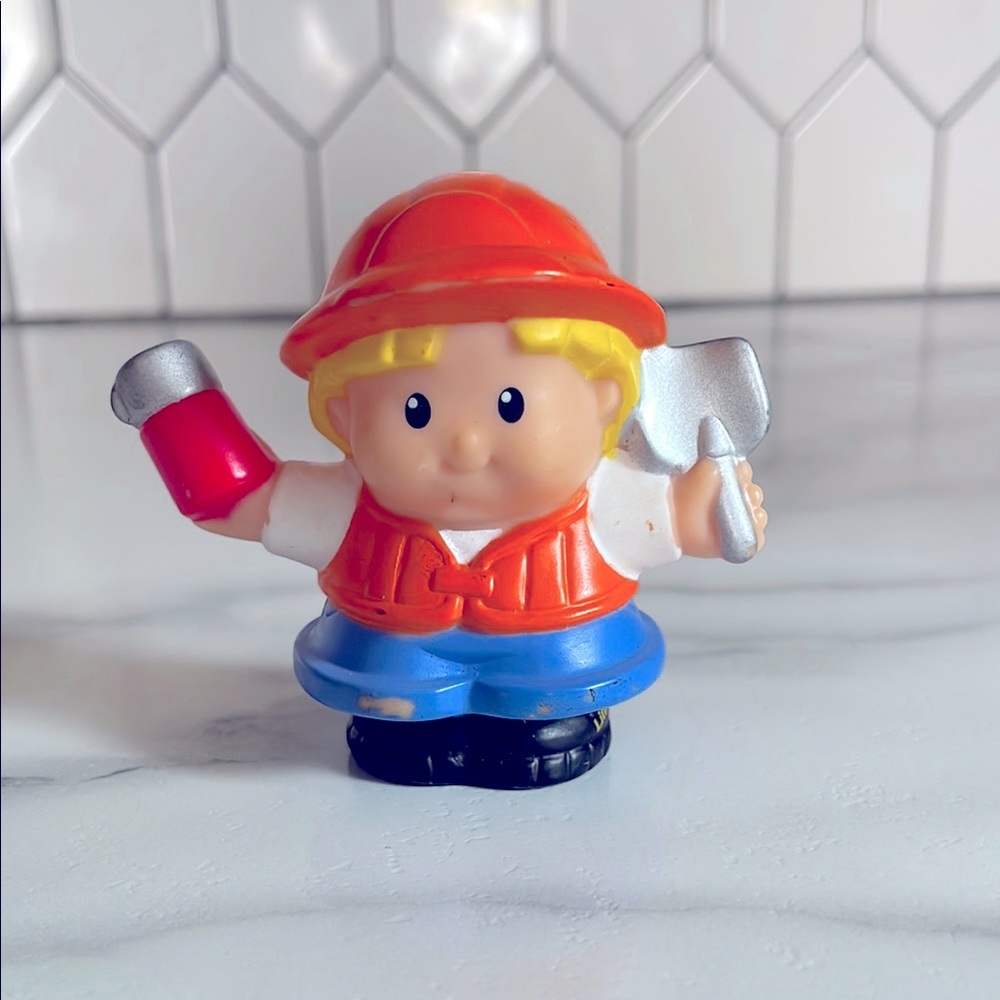 ❌❌Sold❌❌Fisher Price Little People Fun Sounds Crane & Quarry Figure - Eddie
